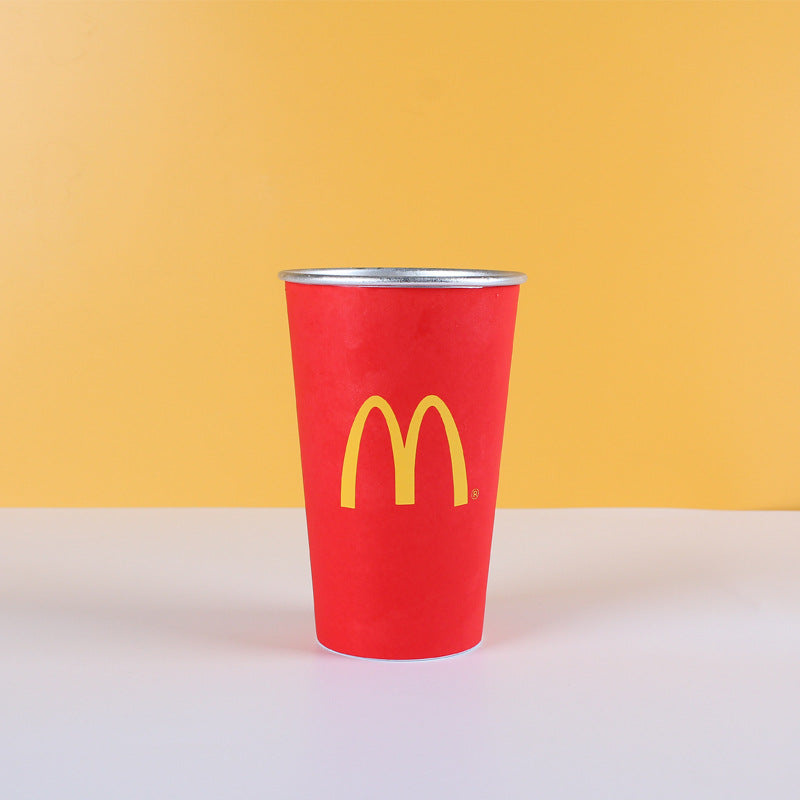Color Changing Aluminum Cold Drink Cup, Portable Reusable Beverage Bottle