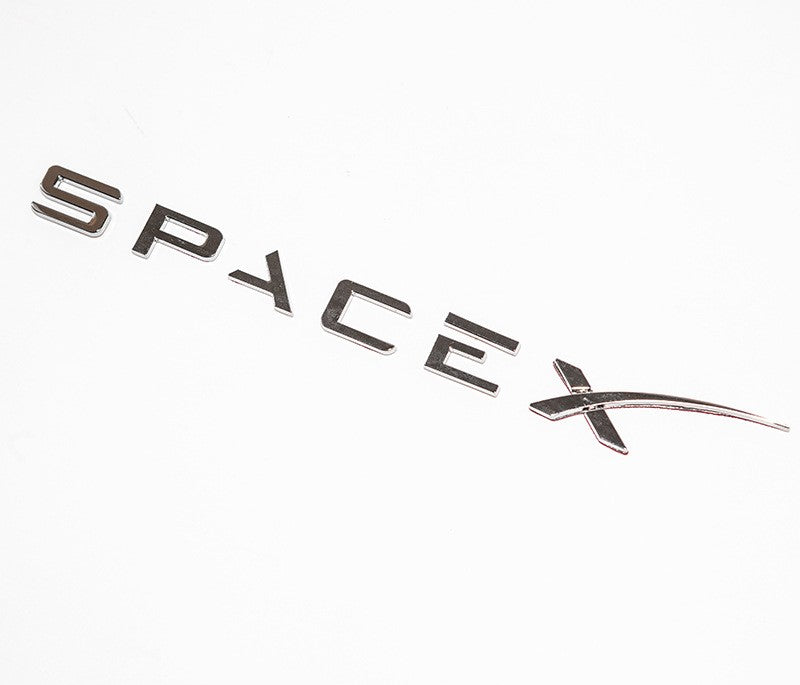 Tesla and SpaceX Letter Badge for Tesla-first