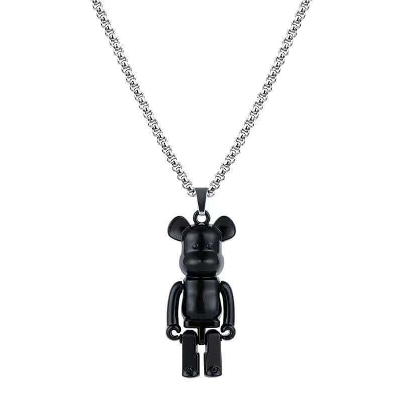 Titanium Steel Chain for Bearbrick Necklace - Durable and Stylish Hip-Hop Accessory - $12.99