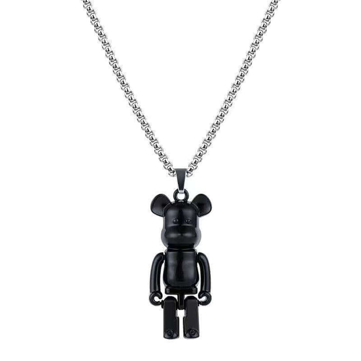 Titanium Steel Chain for Bearbrick Necklace - Durable and Stylish Hip-Hop Accessory - $12.99