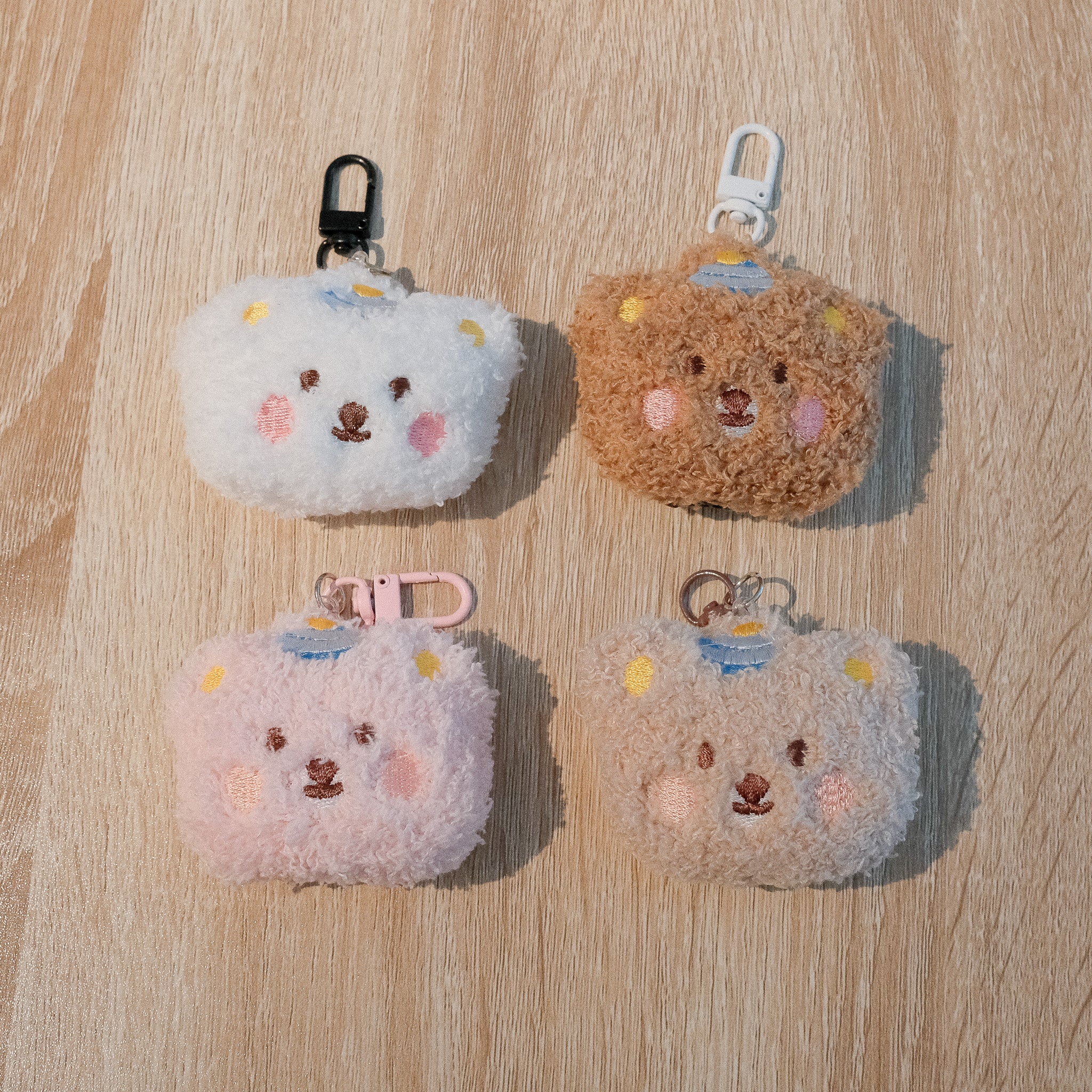 Cute Birthday Bear Keychain - Blind Bag Set of Two with Different Color-first