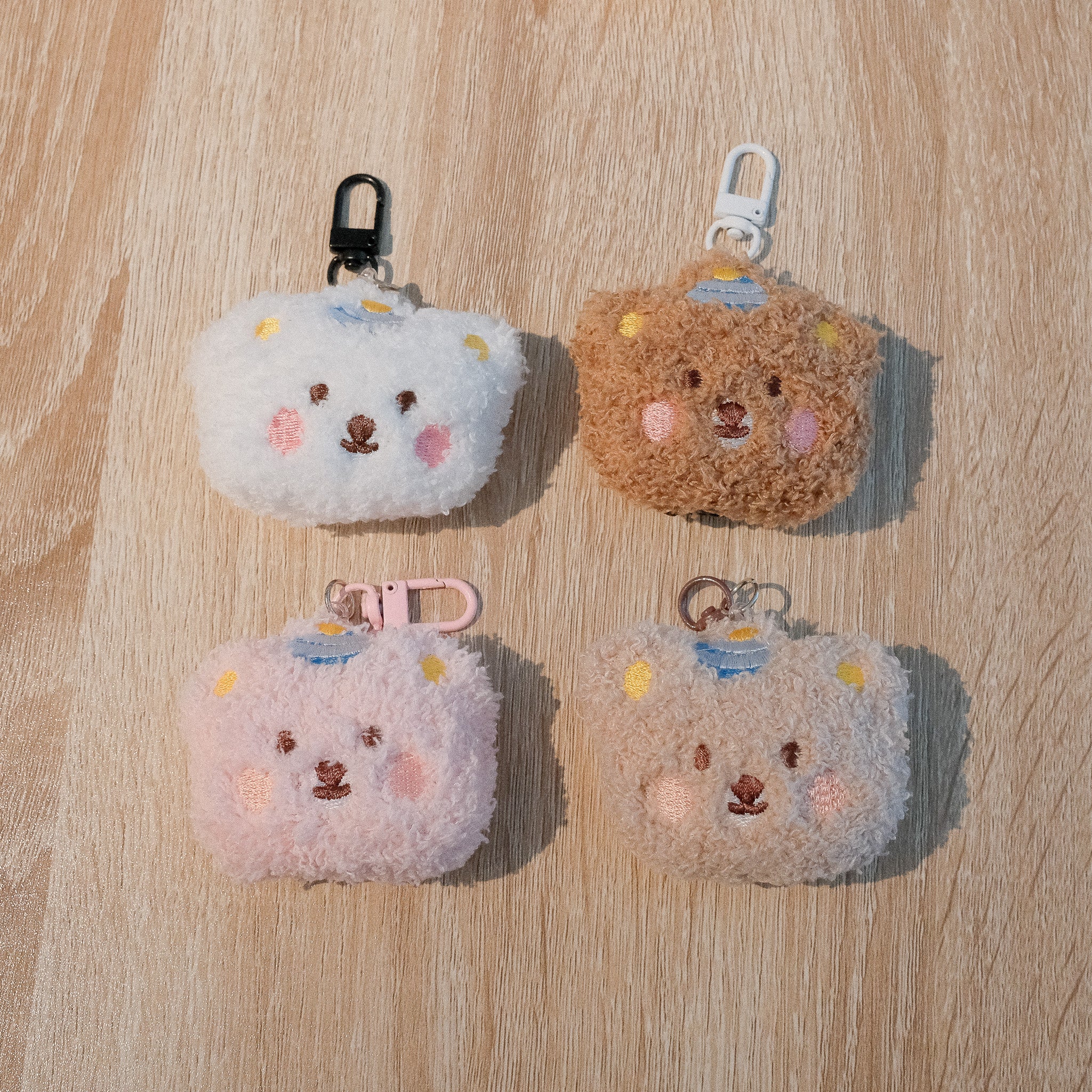 Cute Birthday Bear Keychain - Blind Bag Set of Two with Different Color