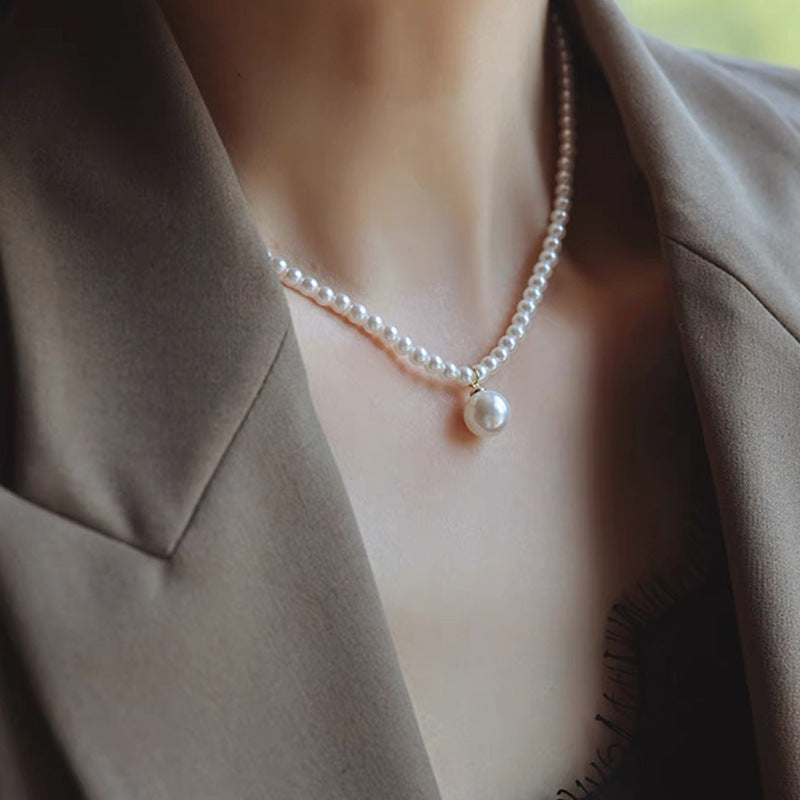 Pearl Necklace for Women - Elegant, Luxurious, High-end Clavicle Chain, Prom Jewelry-first