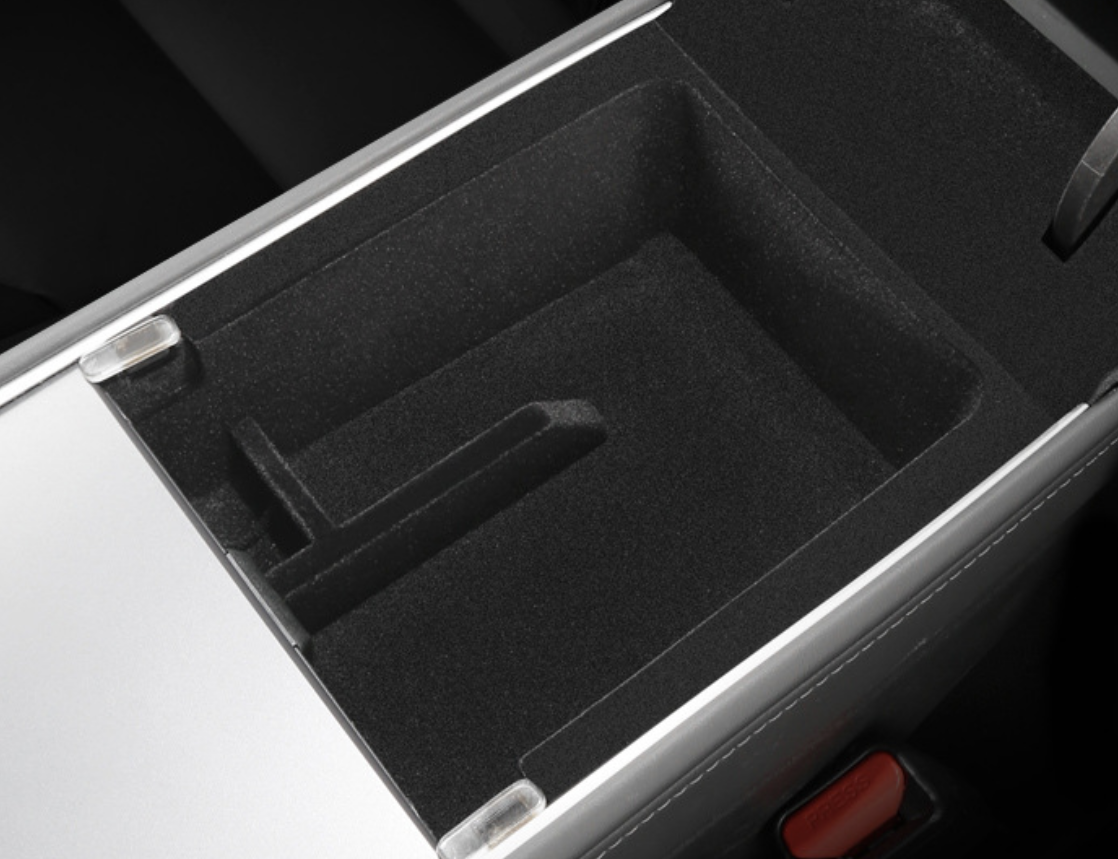 Tesla Model 3/Y Console Storage Box Set - Damage-Free Install - Expanded Space - $39.99